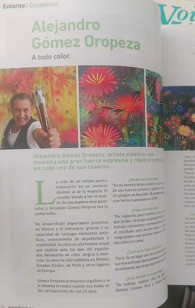 Reportaje en Maxwell D.F., abril 2014