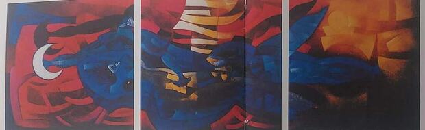 Entre la Luna y el Sol, tríptico, 1995