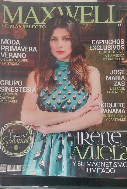 Portada de Maxwell D.F., abril 2014